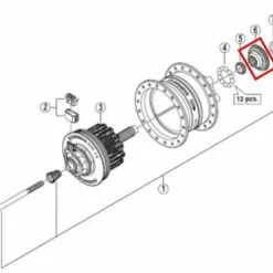 Günstiges Fahrrad Tretlager Geschäft -Shimano Verkäufe 2ZC9802b