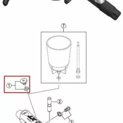 Shimano Schraube Für Entlüftungsöffnung Incl. O-Ring BL-M785 Stückpreis ! Y-8VJ98010