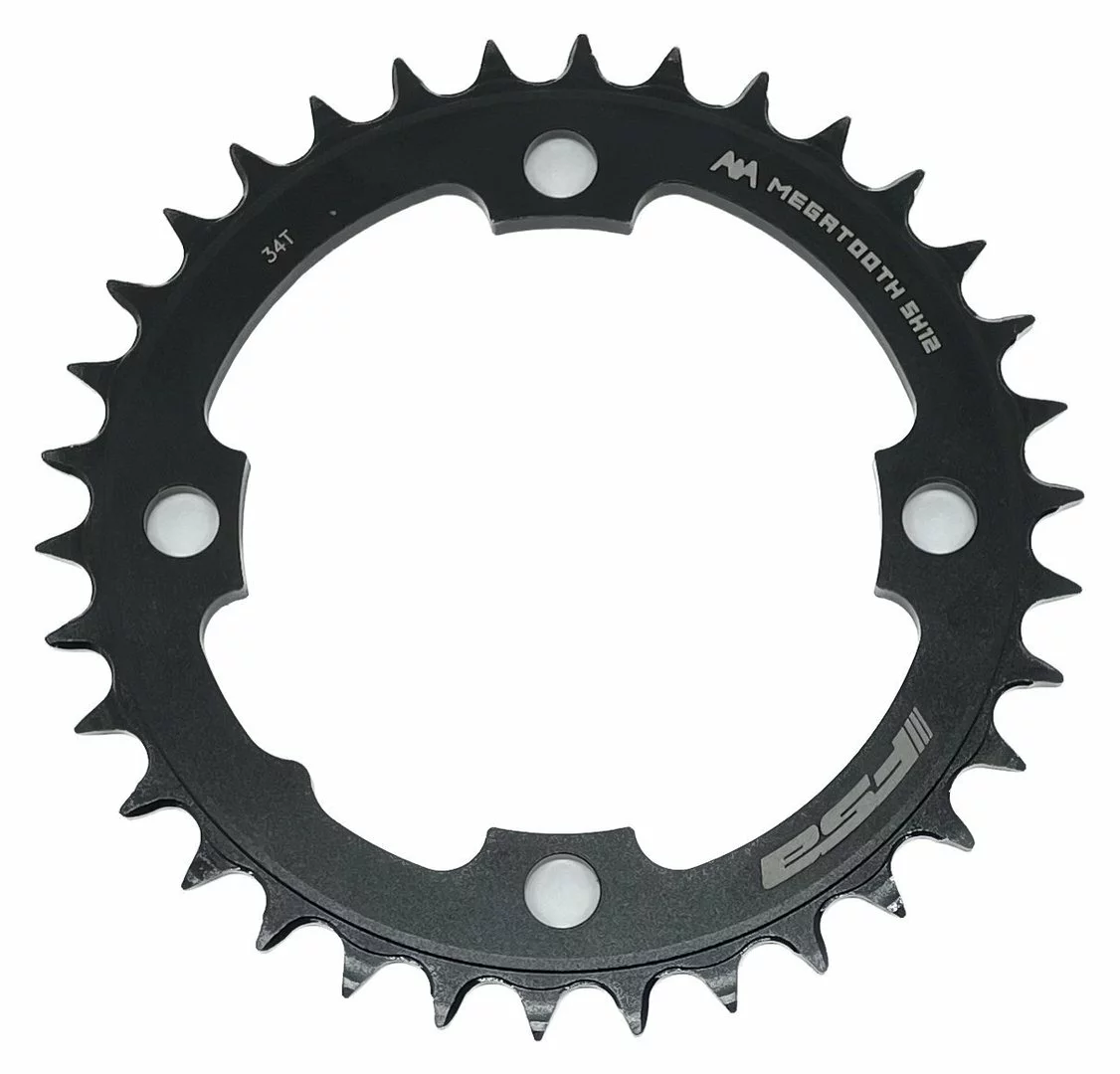 FSA 104mm ø 34 Zähne Megatooth Alu Für Bosch / Brose E-Bikes Shimano 12-Gang WB615-34T 1 FSA 104mm ø 34 Zähne Megatooth Alu Für Bosch / Brose E-Bikes Shimano 12-Gang WB615-34T
