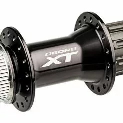 Günstiges Fahrrad Tretlager Geschäft -Shimano Verkäufe Shimano HR Nabe Deore XT Disc Centerlock E Thru Steckachse 142mm 32 Loch E FHM8010E 4524667926993a
