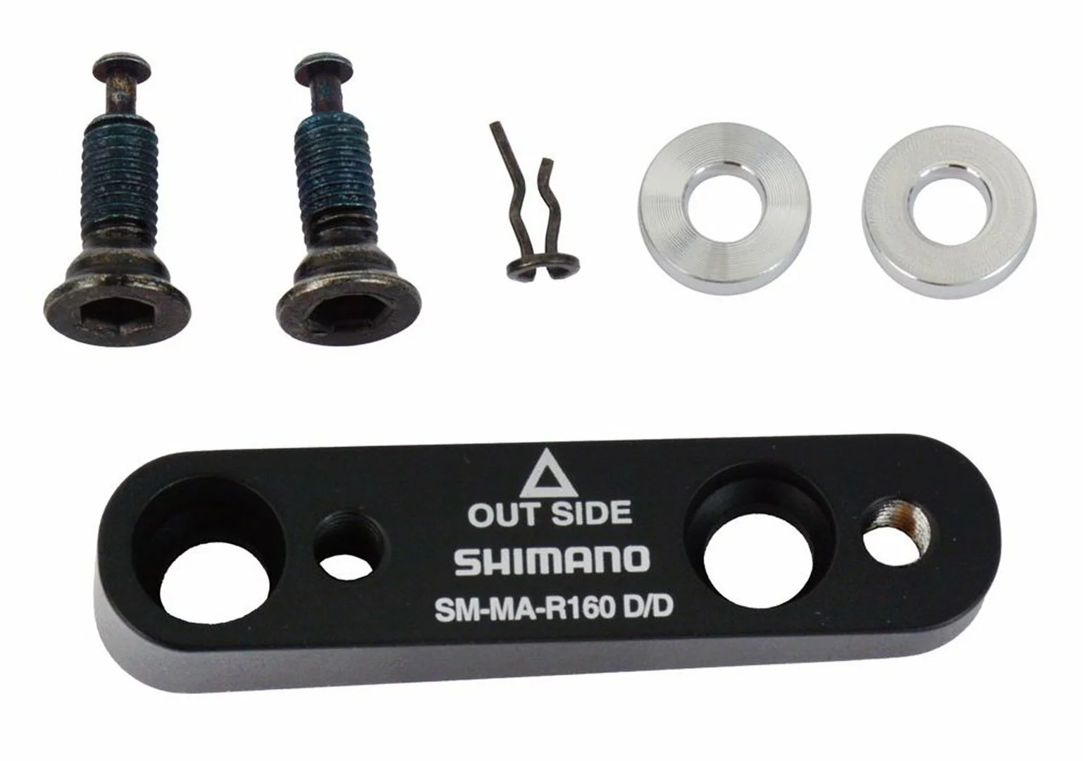 Shimano Adapter HR Flatmount Bremse Auf Flatmount Befestigung Mit 160mm Scheibe SM-MA-R160D/D 1 Shimano Adapter HR Flatmount Bremse Auf Flatmount Befestigung Mit 160mm Scheibe SM-MA-R160D/D