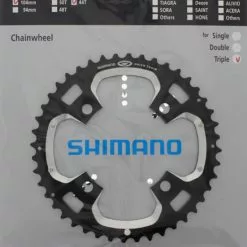 Shimano XT Ab 2008 4-Arm 9-fach 44 Zähne AA-Type IG Alu Schwarz-silber Y-1J198010
